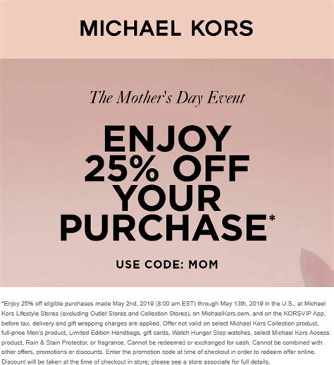 michael kors coupon code 2021